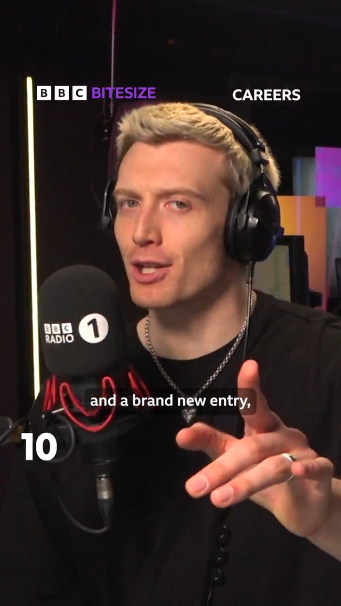 Want to know the top 10 jobs that teenagers want in 2025? Here's BBC Radio 1‘s Jack Saunders to tell us 📈⚡️ Information taken from the annual BBC Bitesize Careers Survey. #BitesizeCareers #NationalCareersWeek #NCW2025
