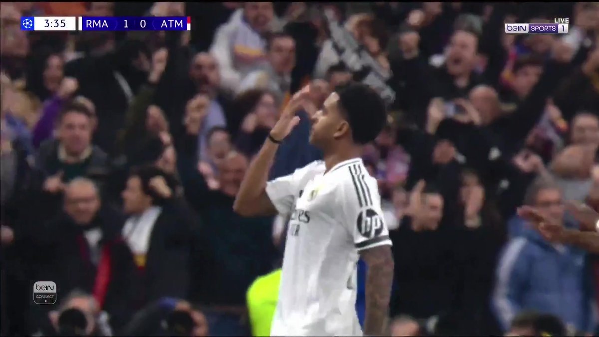 رودريغو يفتتح التسجيل مبكراً لريال مدريد ⚽️ #دوري_أبطال_أوروبا | #ريال_مدريد