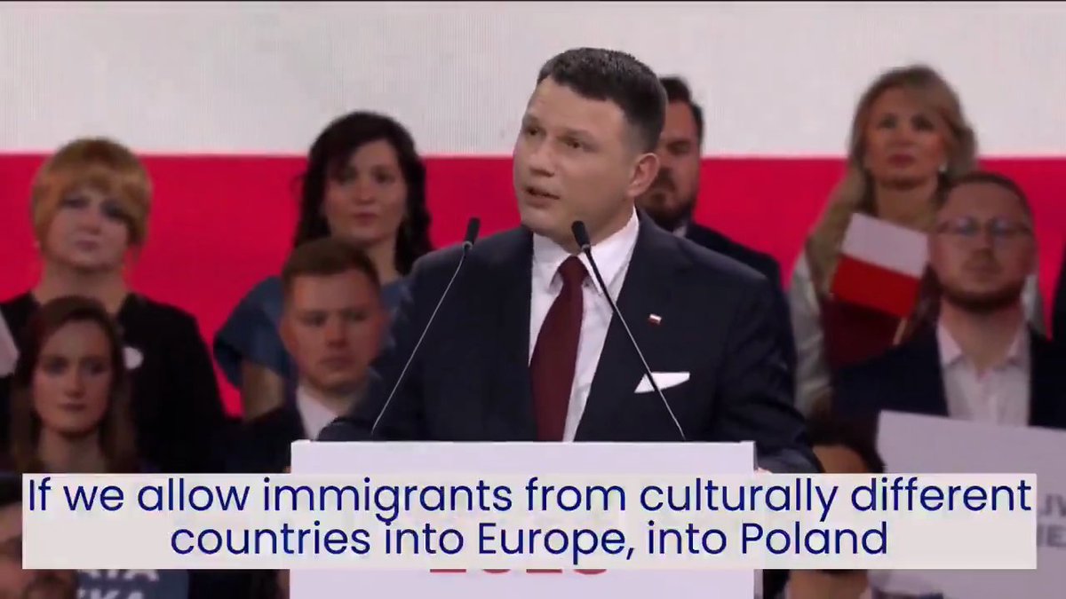 Polish Presidential Candidate Mentzen: "Poland will never allow mass migration"🔥🔥🔥