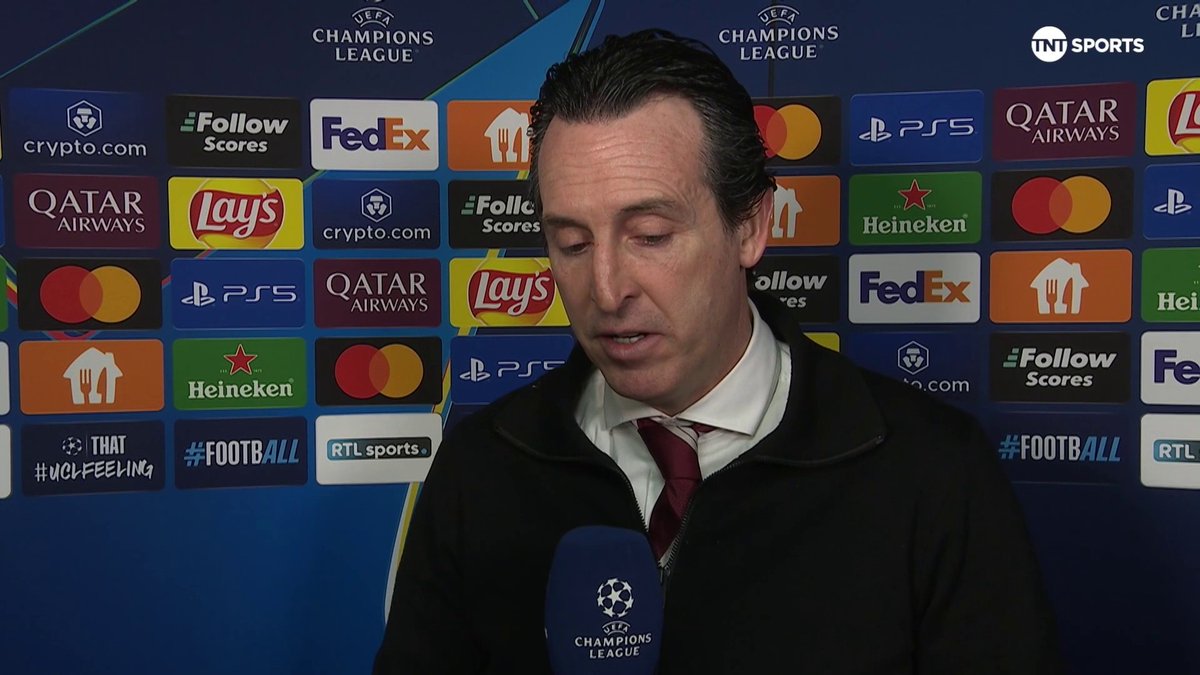 "Of course we could play better." 📈 Unai Emery shares with Becky Ives how his Villa side can still improve on their UCL display over Brugge despite a 3-1 victory... 📺 TNT Sports & discovery+ UK