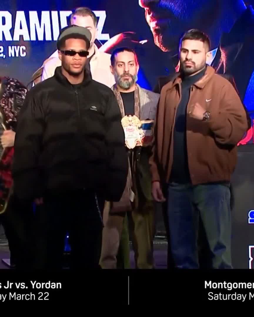 FIRST FACE-OFF 👀 Devin Haney vs Jose Ramirez #HaneyRamirez | Ring Magazine | #FatalFury