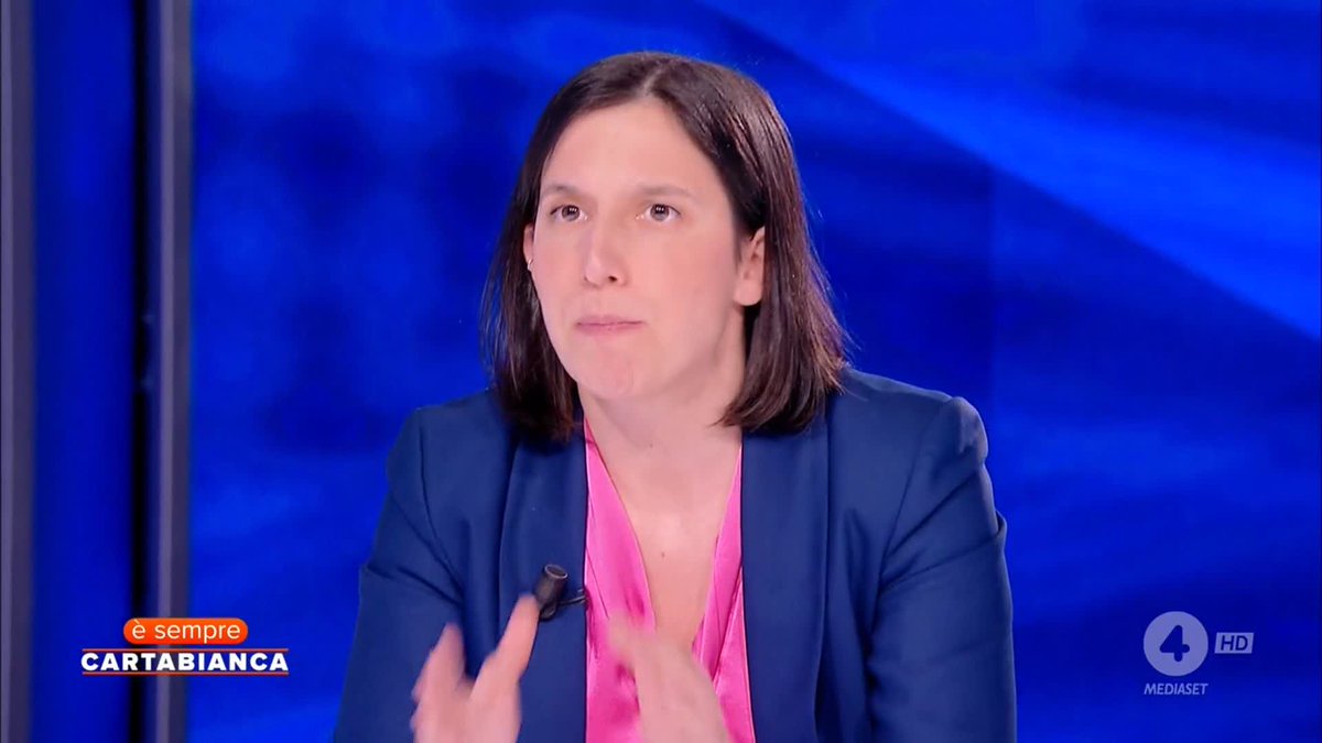 "Ma le sembra normale che la Presidente del Consiglio si sia rifiutata di venire in Parlamento a spiegarci che posizione porterà l'Italia alla discussione di giovedì a Bruxelles?" Elly Schlein a #ÈsempreCartabianca