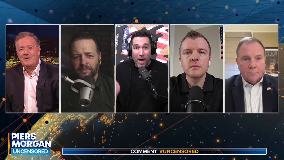 I made another appearance on Piers Morgan Uncensored. Russia is pathetic. The people who support Russia are pathetic. They will be defeated. Piers Morgan Piers Morgan Uncensored Ben Hodges