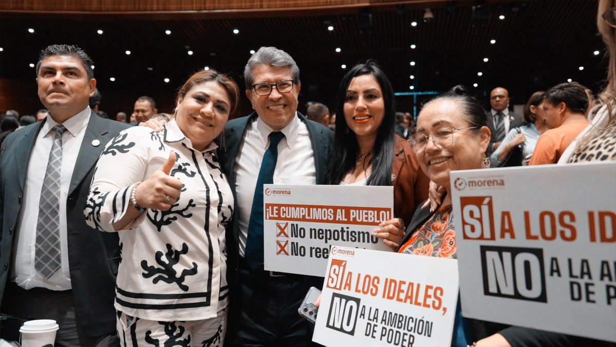 Por unanimidad, con 477 votos, en la H. Cámara de Diputados aprobamos en lo general las dos reformas propuestas por la presidenta Claudia Sheinbaum Pardo en materia de no reelección y nepotismo, para fortalecer la democracia y garantizar una política renovada, con integridad y justicia electoral.