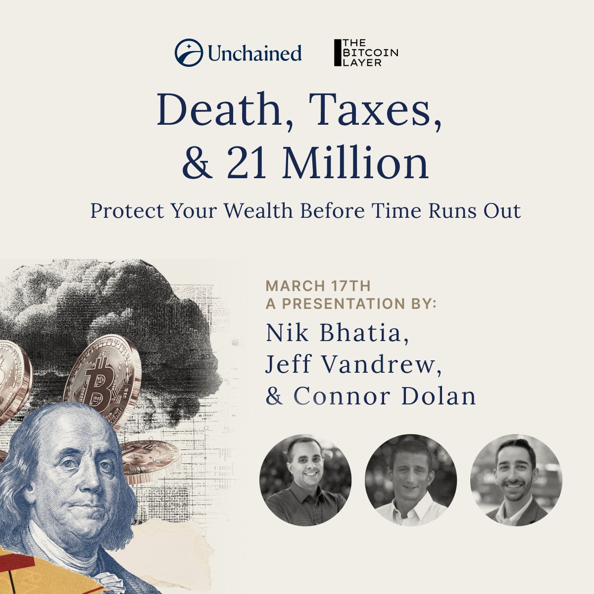 There are only three things certain in life: death, taxes, and 21 million bitcoin.