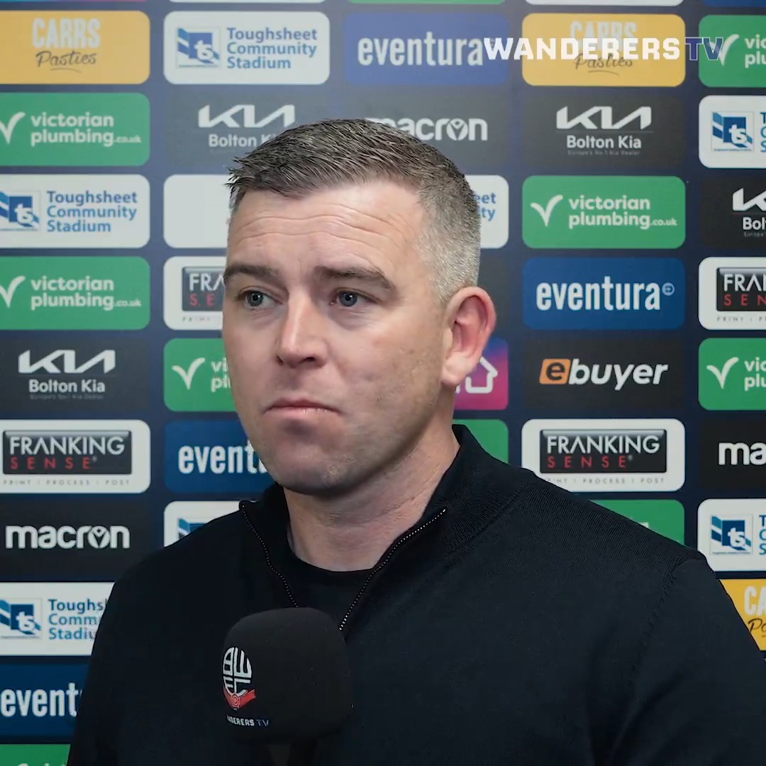 "I said to the lads at half time, be positive. Go for it." 😍 #bwfc