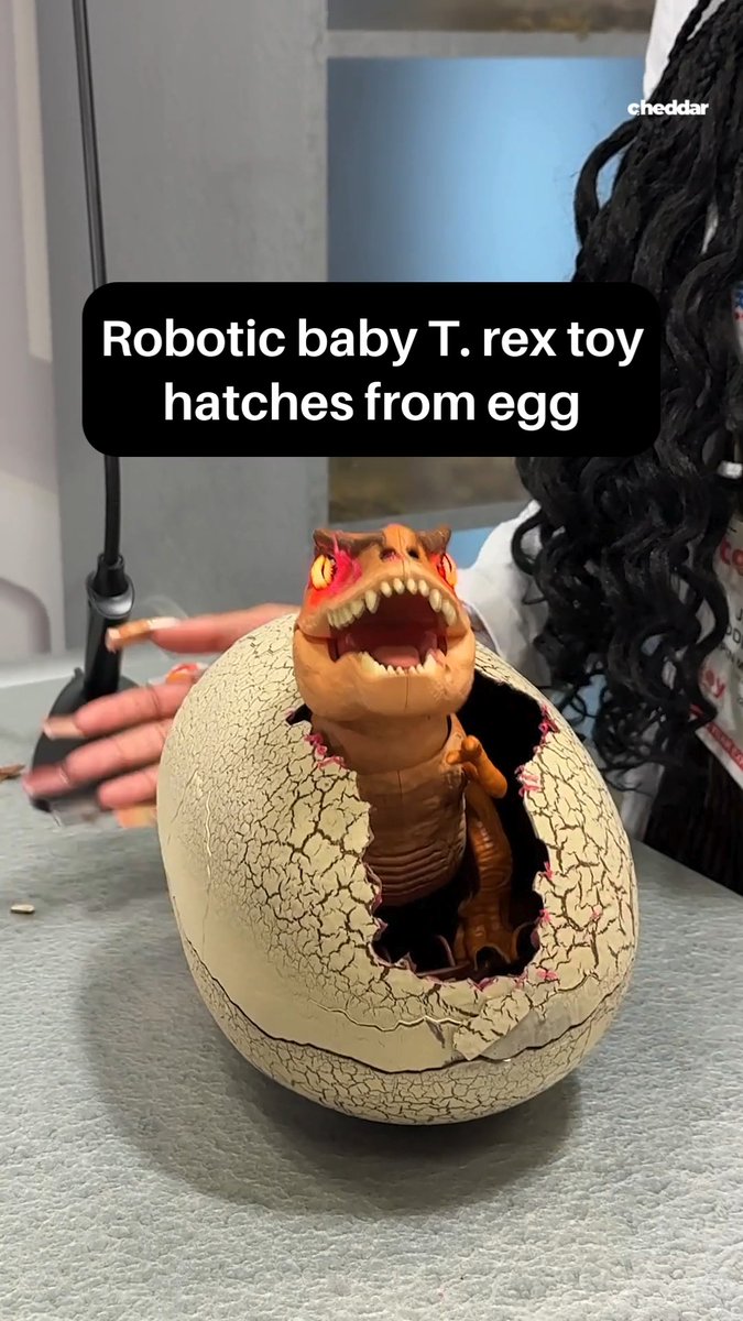 Wait, where was this toy when we were kids? After 32 years, Jurassic Park fans finally get a toy that brings the iconic egg-hatching scene to life. Spin Master's Primal Hatch T. rex lets kids hatch their very own dinosaur egg. The T. rex uses its beak to break out of the gooey eggshell, just like in the 1993 movie. Coming this fall for $59.99, it reacts to touch and sound, with a personality shaped by interactions.