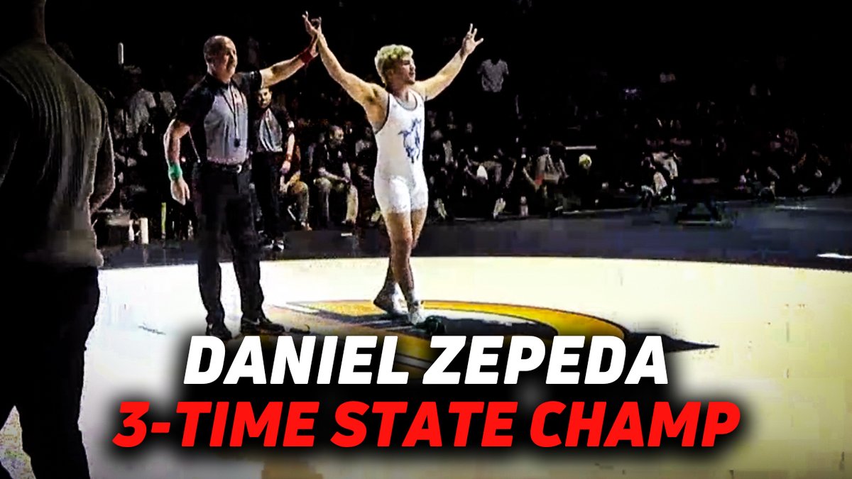 Daniel Zepeda Wins His Third California High School State Wrestling Title