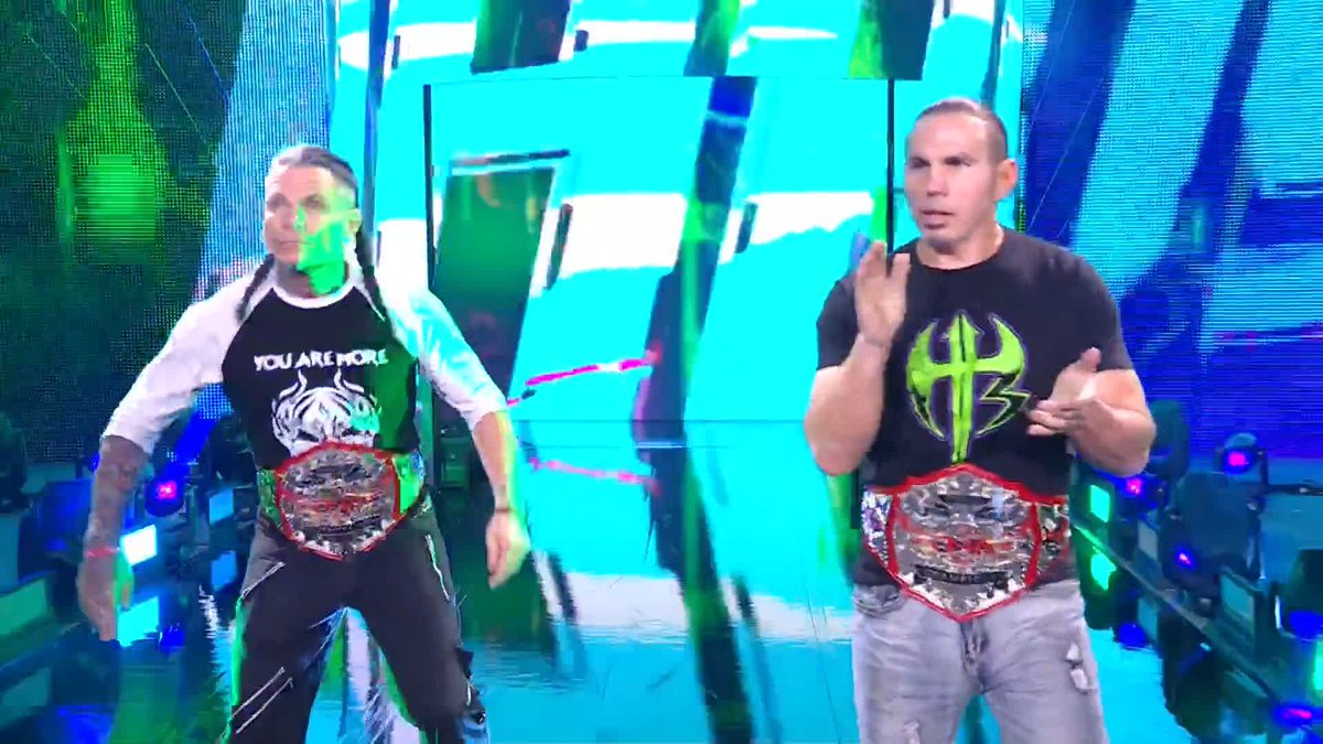 THE HARDY BOYZ ARE HERE!!! #WWENXT