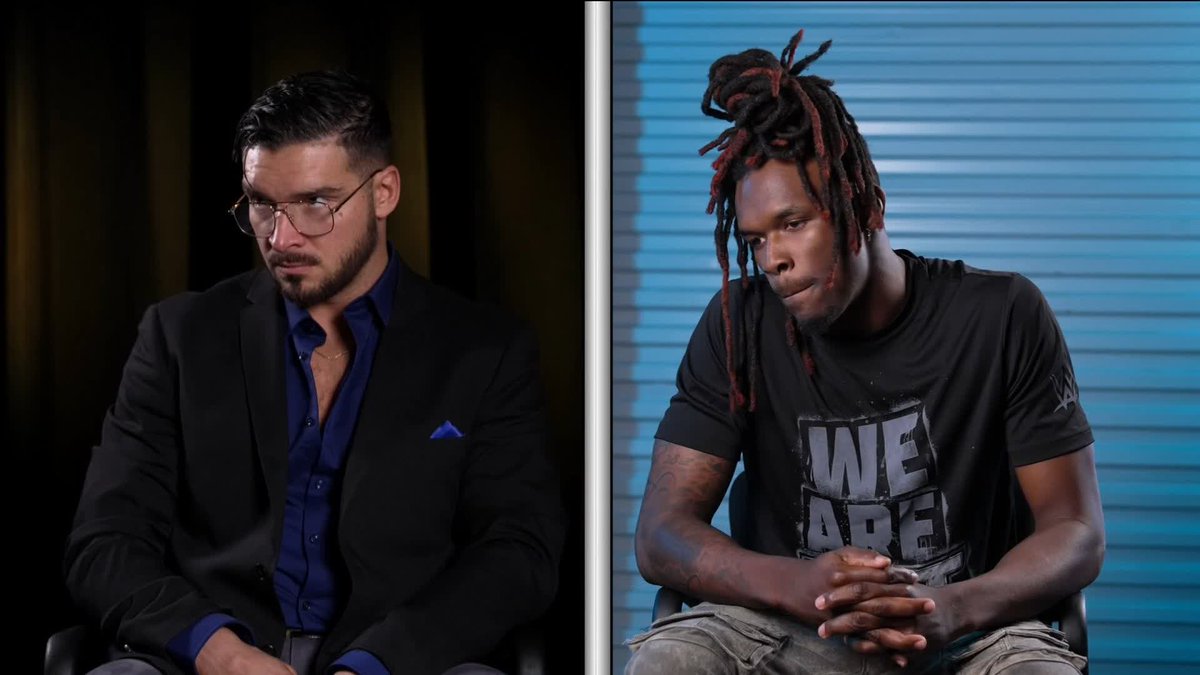 😳 😳 😳 Things just went off the rails between “All Ego” Ethan Page and Je’Von Evans ahead of their Street Fight next week at #WWERoadblock... #WWENXT