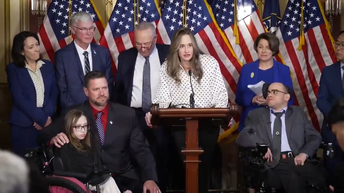 This is Dianne and her daughter Emma, who has a rare disease that has been treated thanks to NIH-funded research in NY. They're here sharing her story and showing why NIH funding is so lifesaving. And I will stand with them to fight any Republican efforts to slash NIH funding.