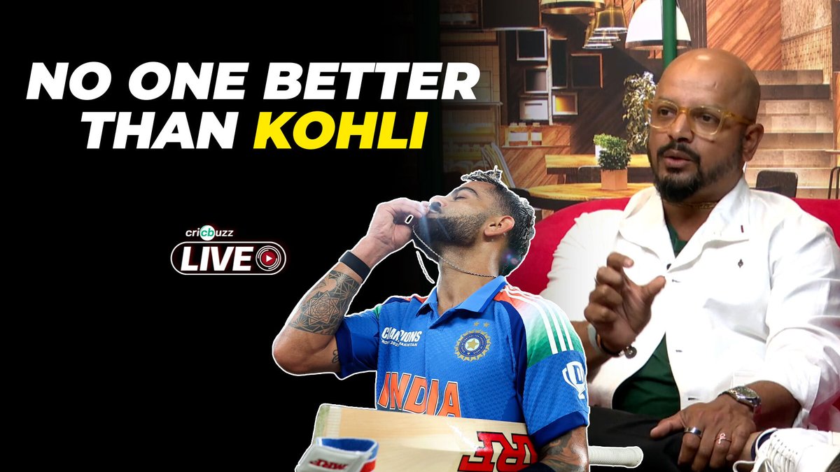 'Virat Kohli has run-chasing calibre in his DNA' Kartik Murali &amp; parthiv patel laud Kohli's knock, on Cricbuzz Live #ChampionsTrophy #INDvAUS