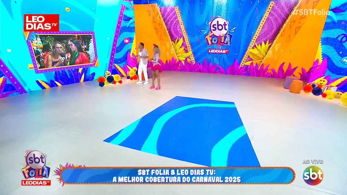 É elaaa!!! Isabelle Nogueira, musa da Grande Rio, mostrou a sua fantasia pra gente!!! #SBTFolia #Carnaval2025 #famosos #SBT
