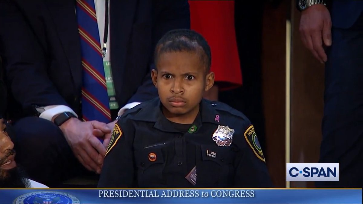 President Trump: "Tonight, DJ, we're going to do you the biggest honor of them all. I am asking our new Secret Service Director Sean Curran to officially make you an agent of the United State Secret Service."