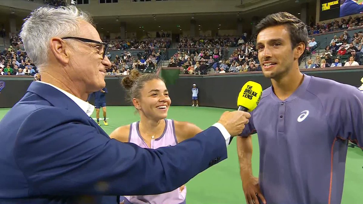 'Happy to play with such a legend' ❤️ 'We are the first losers of the night' 💔 We need more of Musetti & Paolini!