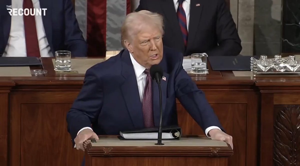 President Trump repeats his desire to take over Greenland at his joint address to Congress: "If you choose, we welcome you into the United States. ... One way or the other, we're gonna get it."