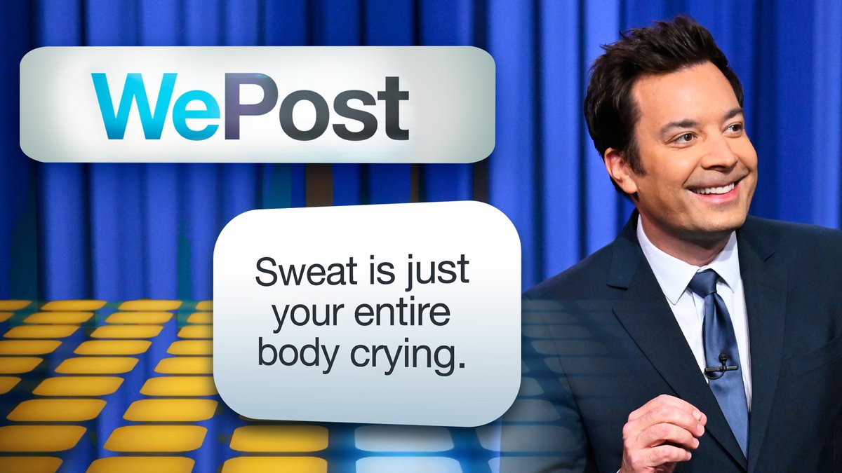 It’s time for #WePost! The audience votes on a post for Jimmy to send out during the break. #FallonTonight