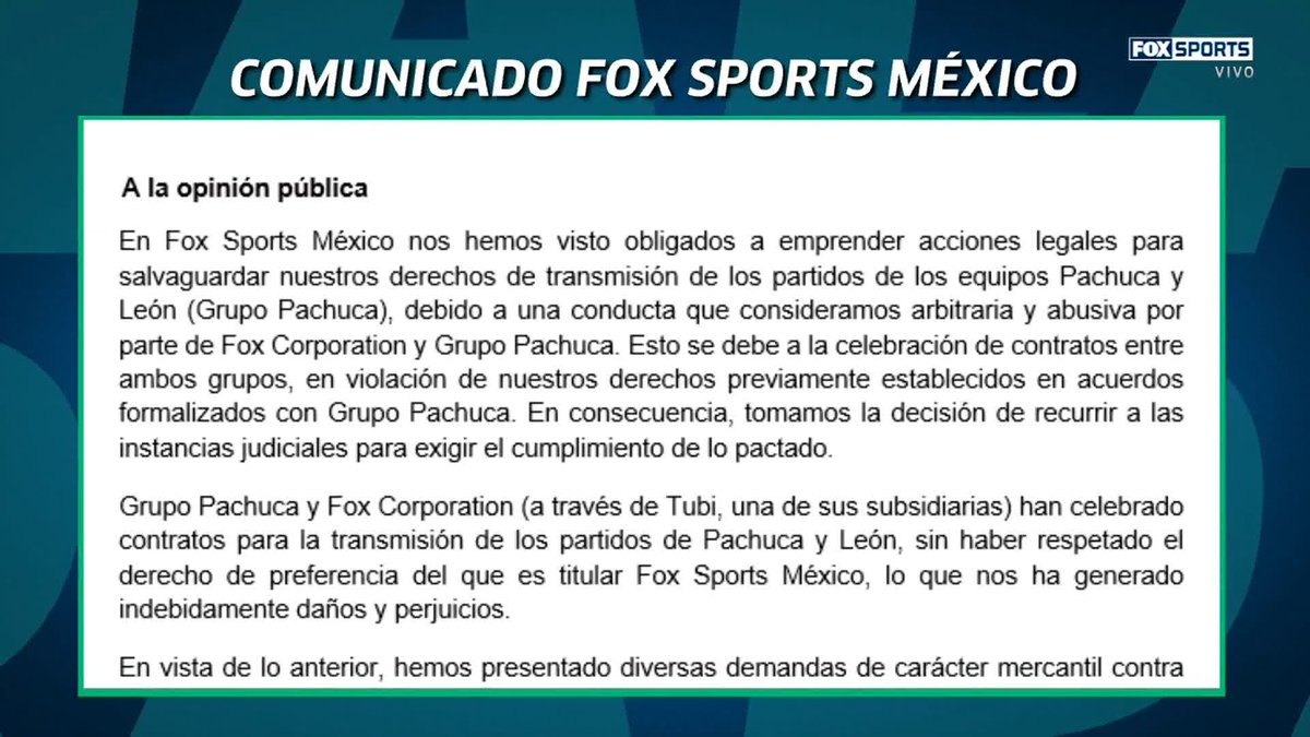 'HAY UNA CONDUCTA DE MUY MALA FE' El abogado Paulo Dรญez explica en #LUP cรณmo han sido los embates por parte de Grupo Pachuca y Fox Corporation a Fox Sports Mรฉxico, pues no respetaron contratos