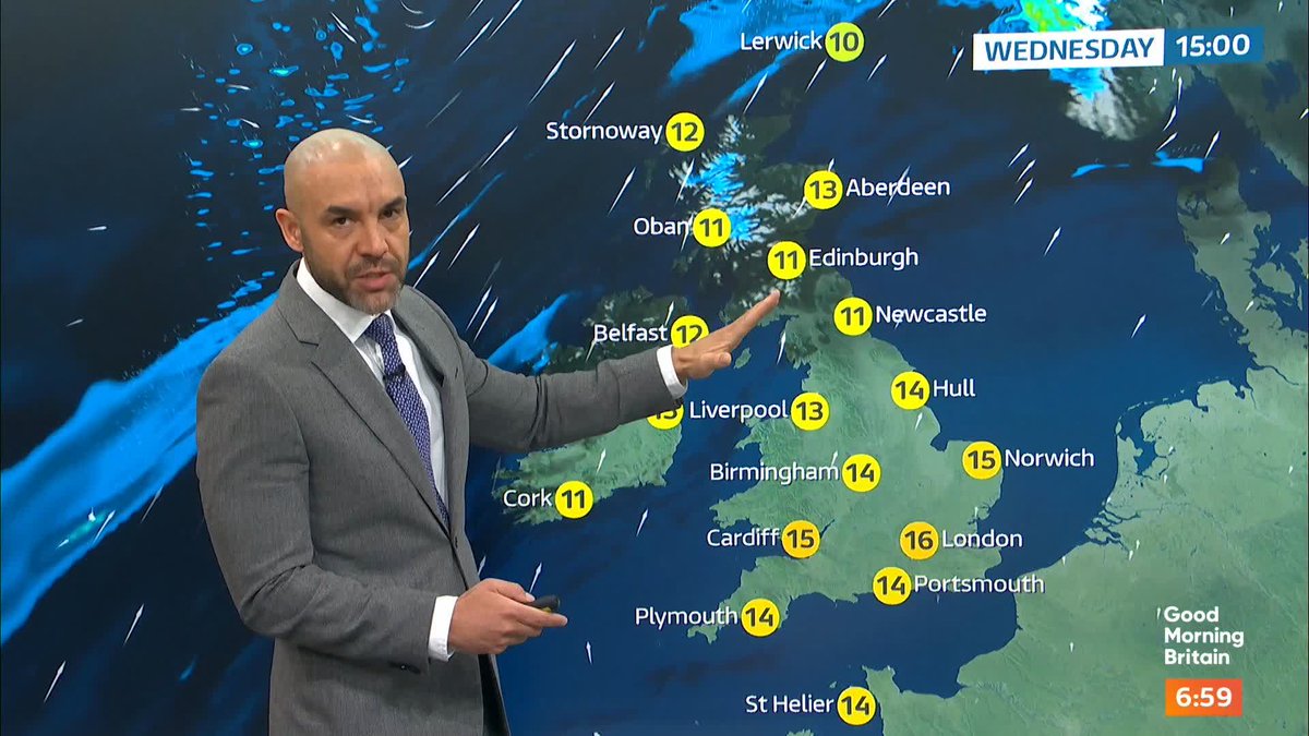 'It's going to be feeling noticeably warmer this afternoon' Alex Beresford has the forecast for the week ahead.