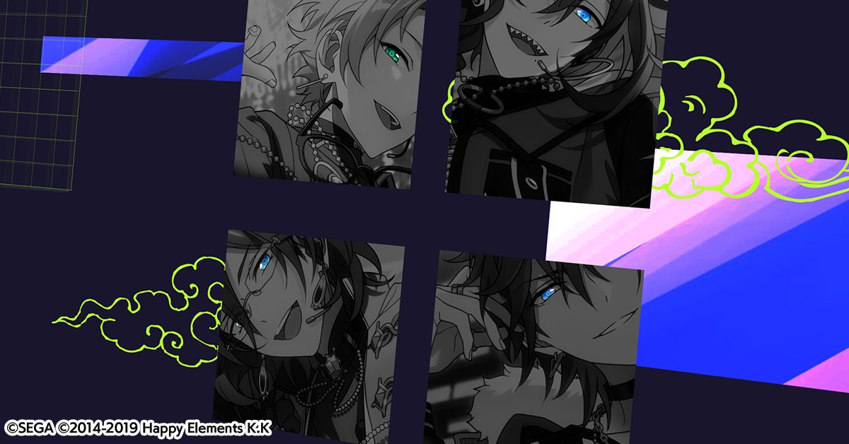 【お知らせ】 コラボ楽曲『B100d Hunter』のMVを先行公開します❗ 明日 15時より『 #CHUNITHM 』×『 #あんスタ 』コラボキャンペーンを『Music』にて開催予定💫 お楽しみに🎶 #あんスタ