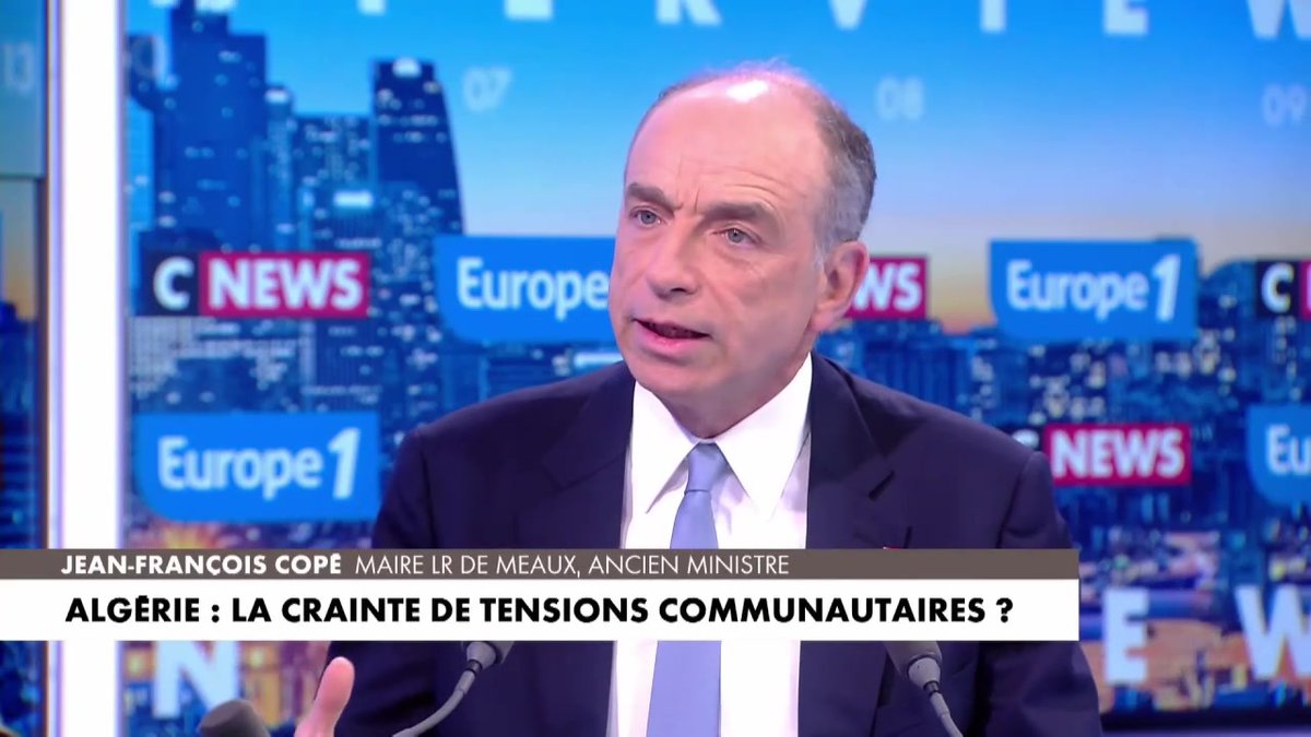 Jean-François Copé : "Il n'y a aucun risque de voir des tensions avec la communauté franco-algerienne dans les quartiers car la communauté franco-marocaine dirait ''on se calme' ."