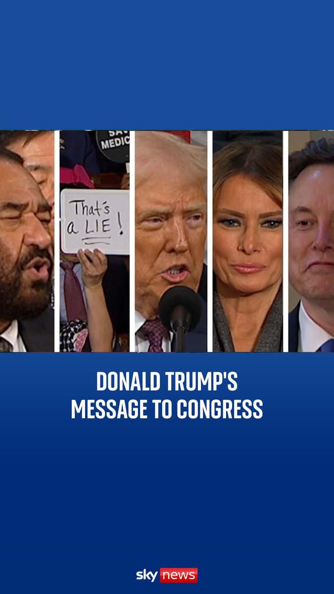 'America is back!' Here's a recap of Donald Trump's message to Congress ⬇️🇺🇸