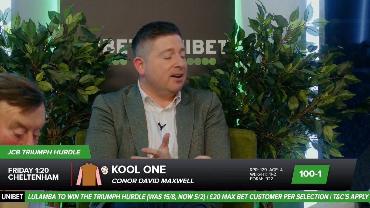 🗣️ "East India Dock's form is better. He's 11lbs clear of Lulamba on Racing Post Ratings" Paul Kealy can't understand how East India Dock and Lulamba are the same price for the Triumph Hurdle Cheltenham Festival Preview Show with Unibet Racing 🏇 18+ GambleAware