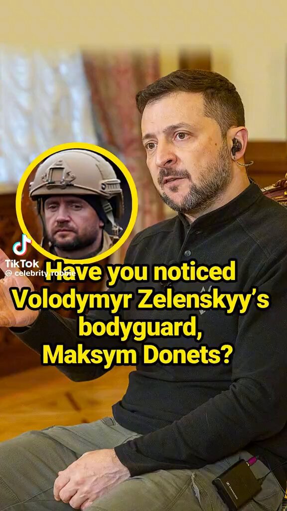 Zelensky’s bodyguard, Donet, earns $8 million per year as a salary.