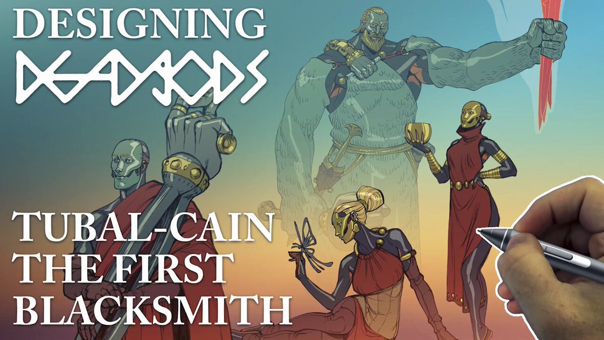 Designing DEAD gODS - Tubal-Cain The first blacksmith.