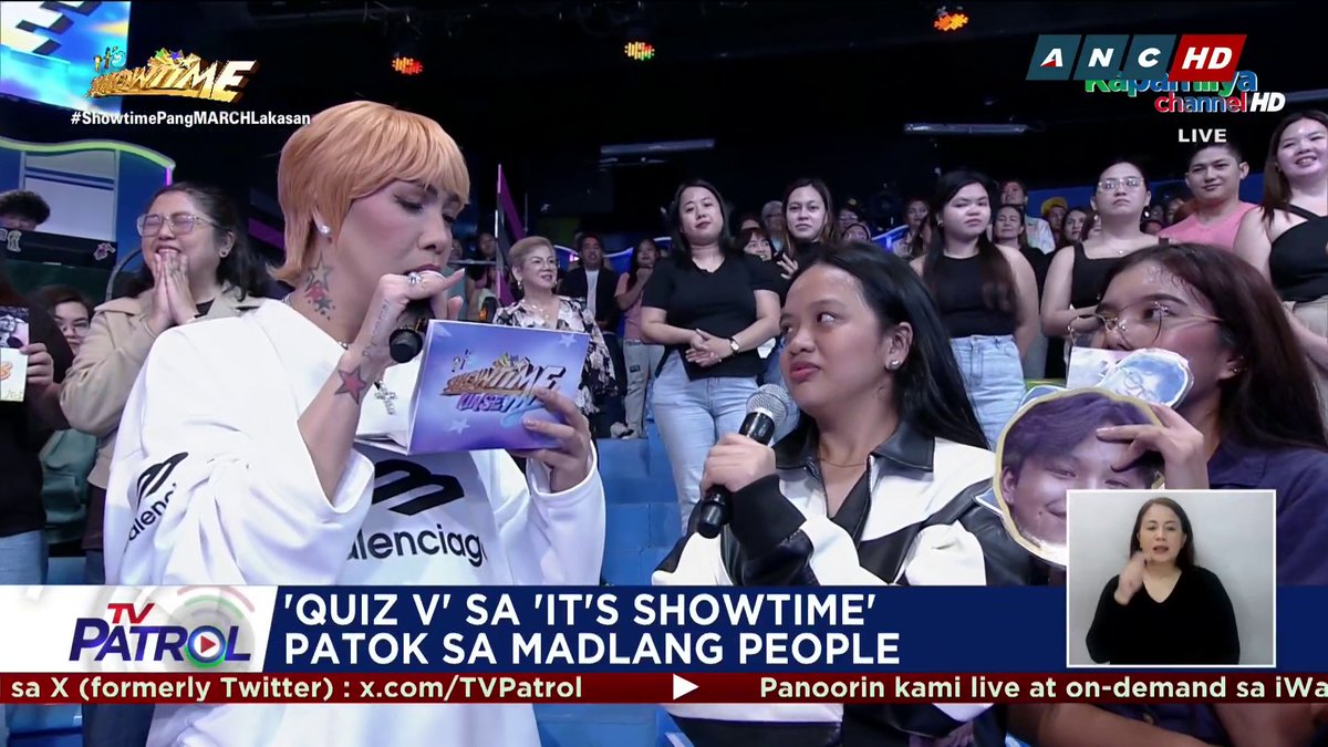 Patok sa madlang people ang bagong gimik na pa-"Quiz V" ni Vice Ganda sa “It’s Showtime.” Samantala, ano naman kaya ang reaksyon ni Vice sa pagpunta ng isang “Sexy Babe” contestant sa Comelec? #StarPatrol