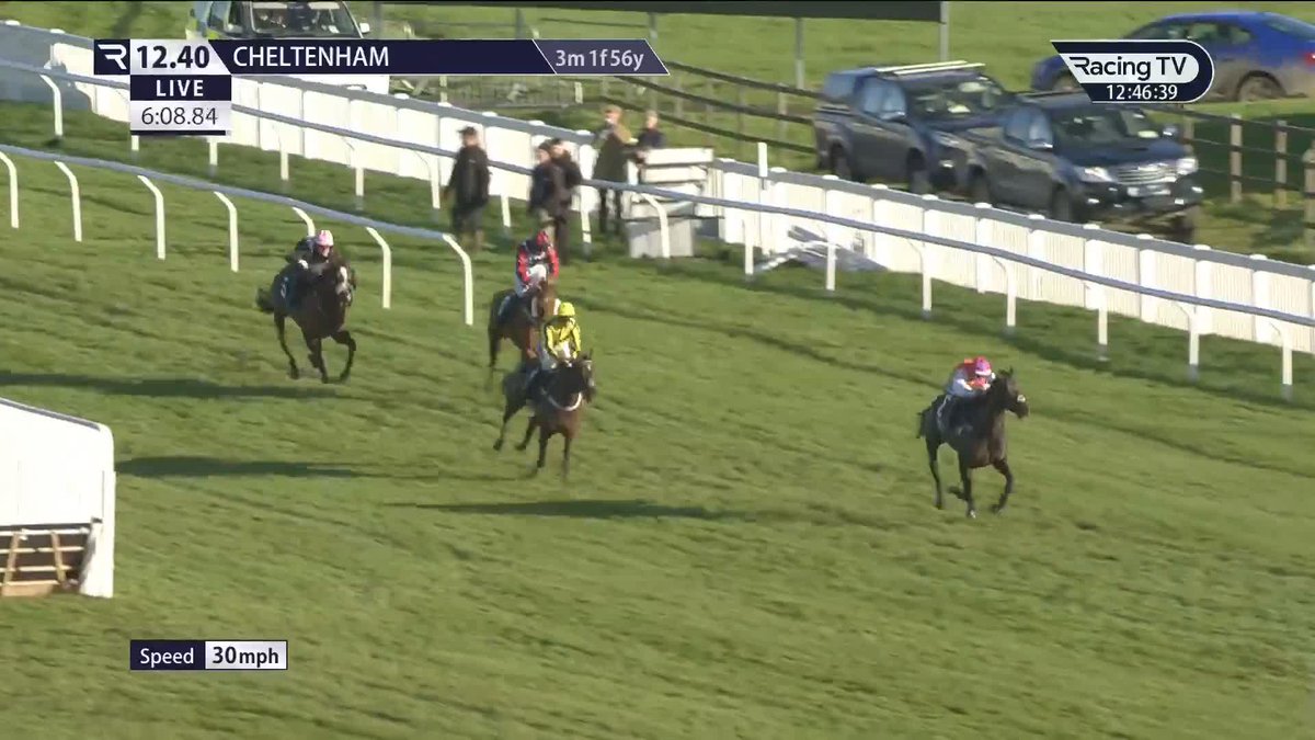 👍 Interesting jockey booking in the National Hunt Chase - Ben Jones currently jocked up on joint-favourite HAITI COULEURS. Wonder if that means Sean Bowen rides RESPLENDENT GREY in the race...