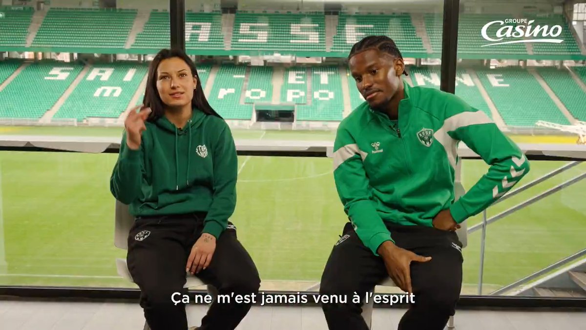 💬 Ça te ferait quoi d’être entraîné par une femme ? Le Groupe Casino et l’ASSE combattent ensemble le sexisme dans le sport à travers une série de trois vidéos ! Premier épisode avec Solène Champagnac et Pierre Ekwah ! 👇