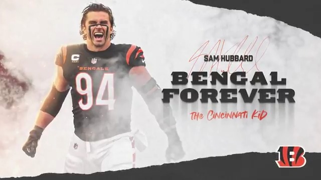 To: The Cincinnati Kid 🧡 Thank you, Sam Hubbard