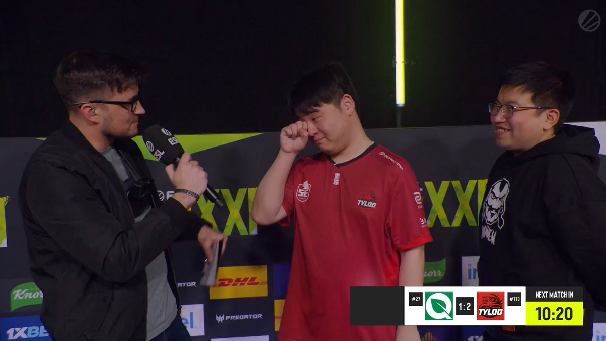 Look at how much it means to Jee 🥹 #ESLProLeague
