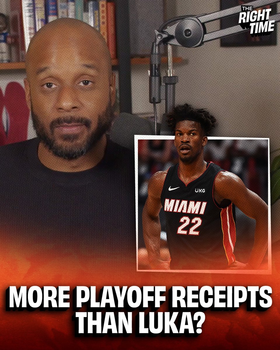 Bomani: "Jimmy Butler in the playoffs has more receipts than Luka does." 🐢✨America Is Musty✨🐢: "We've seen Steph win championships with less." Steph & Jimmy Butler are two of the most accomplished playoff players in the NBA. Now they have a chance to do it together.
