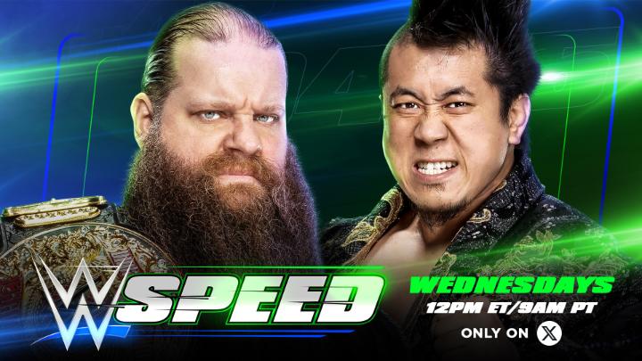 TODAY on #WWESpeed! Ivar and Yoshiki Inamura battle it out to advance to the Semifinals! Find out who will move one step closer to the #WWESpeed Championship. 👀