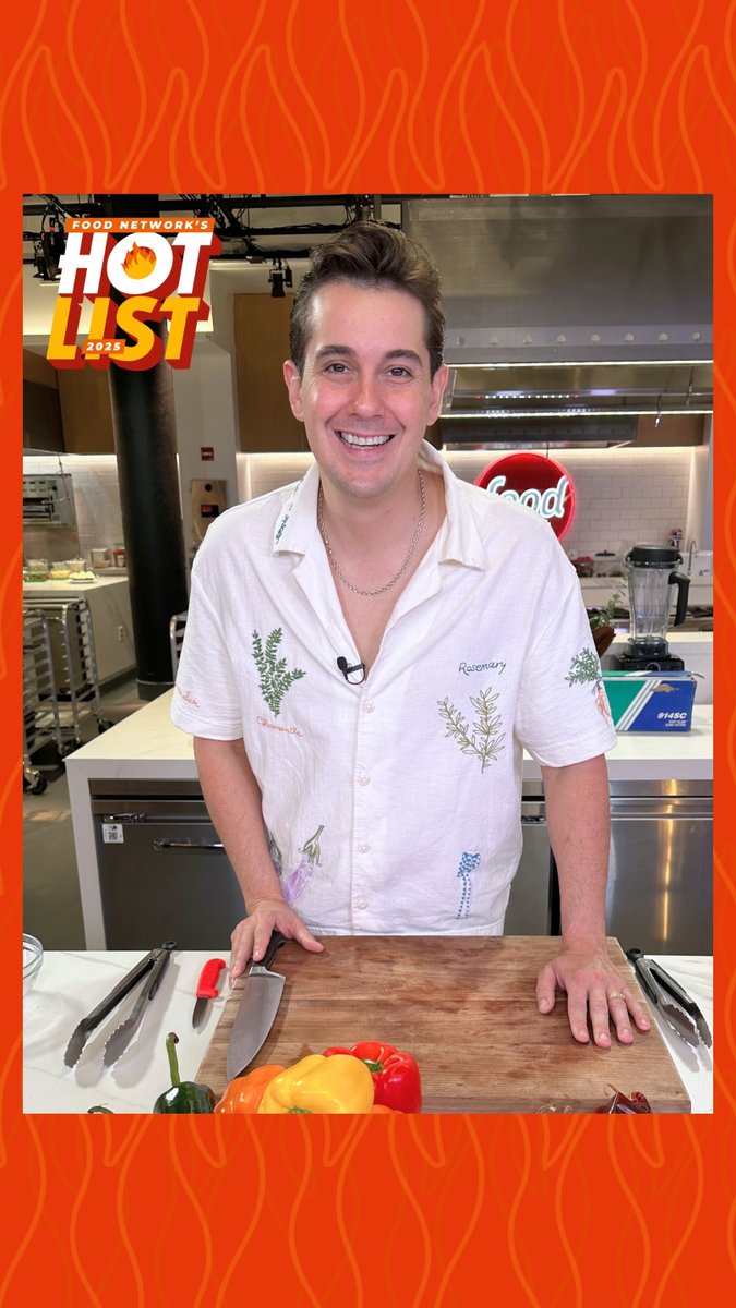 Q&A with 2025 Hot Lister Carlos Anthony 🔥 Want more Carlos? Stream our interview with him on #FoodNetworkObsessed: