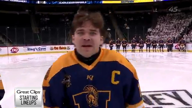 🚨Minnesota boys state hockey tournament intros🚨 hair thread time - first up is Mahtomedi