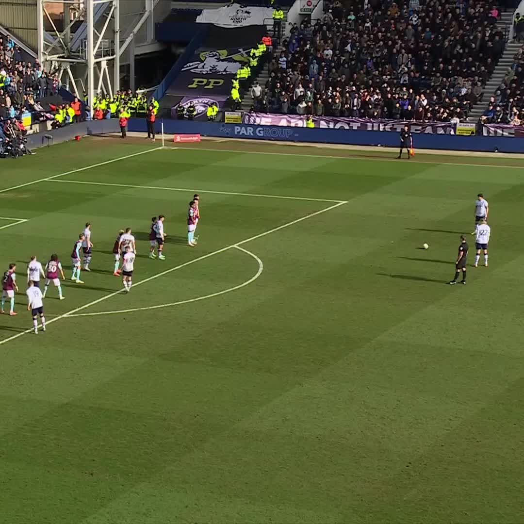 A special free-kick that youโll want to watch again ๐ This Preston North End FC goal is the Mitre Sports Goal of the Fifth Round โฝ #EmiratesFACup