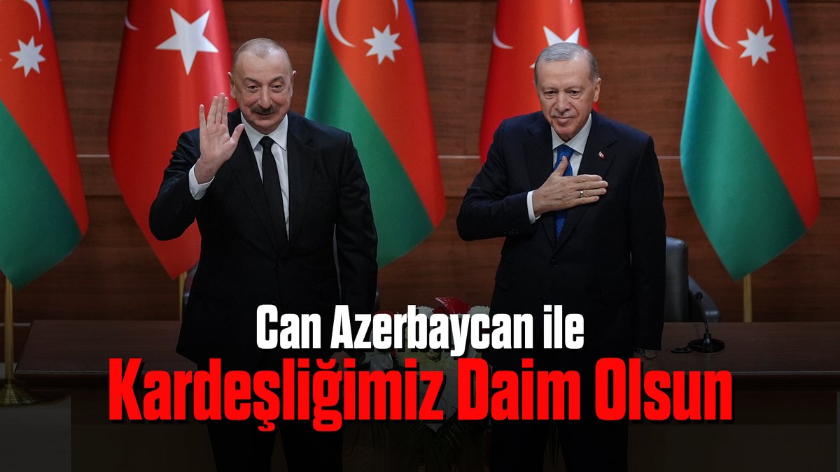 Rabb’im birliğimizi, dayanışmamızı, muhabbetimizi, Can Azerbaycan ile kardeşliğimizi daim eylesin… 🇹🇷🇦🇿