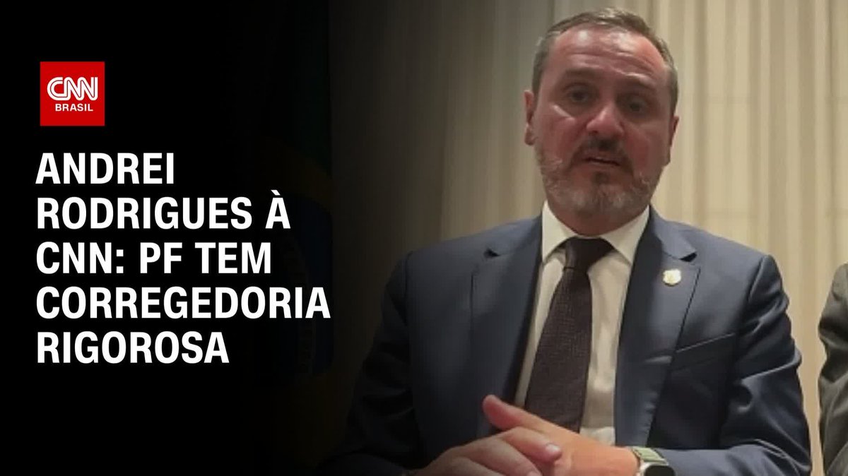 O diretor-geral da Polícia Federal, Andrei Rodrigues, afirmou, em entrevista à CNN, que a PF tem uma “corregedoria rigorosa”. #CNNBrasil360