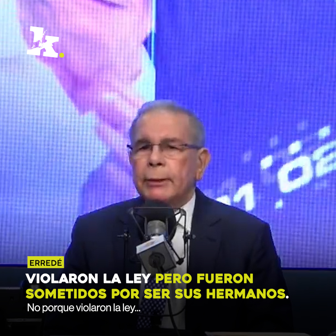 Danilo: Alexis, no me hagas negocios con el gobierno. *Alexis procede a hacer negocios con el gobierno* Conclusión inmutable, lógica, definitiva e irrefutable: 😫 ¡Lo sometieron porque es mi hermano!