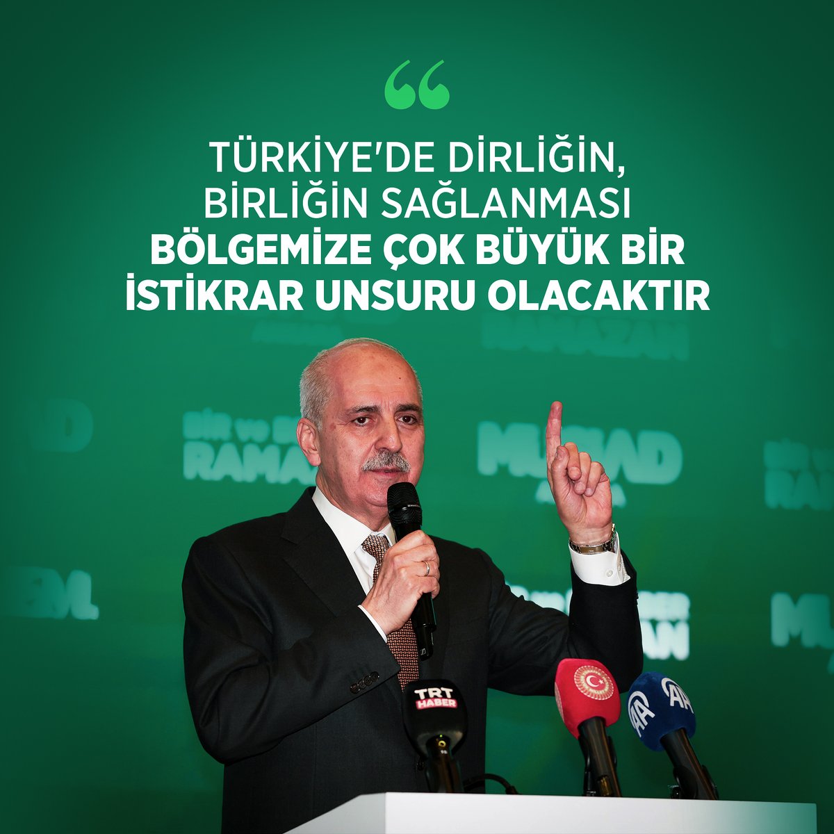 ❝Türkiye’de dirliğin, birliğin sağlanması bölgemize çok büyük bir istikrar unsuru olarak büyük kazanımlar sağlayacaktır.❞ 📍MÜSİAD Ankara Geleneksel İftarı