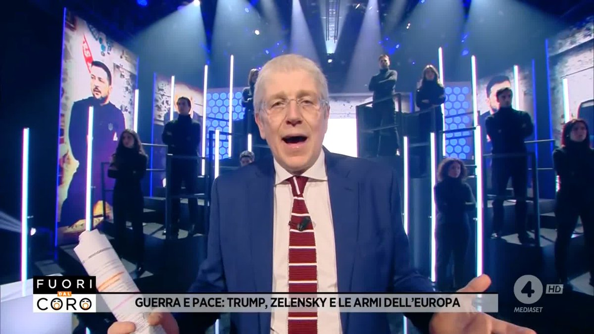 "Trump ha detto la verità: la guerra è persa, gli Usa hanno deciso di fare la pace e la pace si fa con la Russia e l'Ucraina o accetta la pace o non ha carte da giocare, perché senza gli USA non va da nessuna parte!" Mario Giordano apre così questa puntata di #Fuoridalcoro