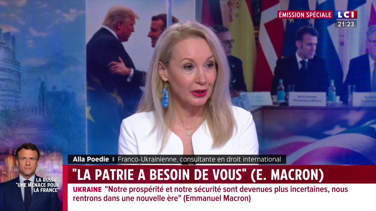 🗣️ "Aujourd'hui nous pouvons arrêter la Russie tous ensemble" explique Alla Poedie 🇺🇦🇫🇷
