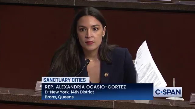 Rep. Alexandria Ocasio-Cortez Rep. Alexandria Ocasio-Cortez again questions NYC Mayor Adams (D) about his corruption case and a Jan. 31st meeting, where Mayor Adams' attorneys and DOJ officials allegedly discussed making a deal. Seven federal prosecutors resigned as a result of the meeting.