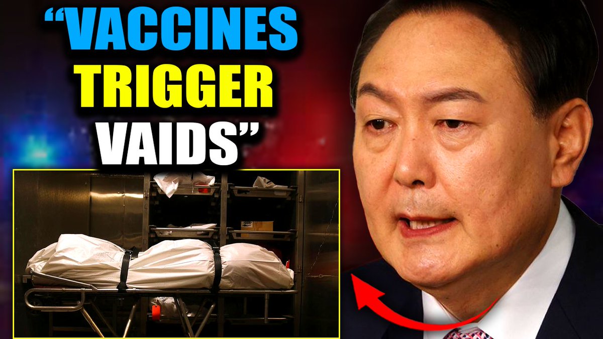 🚨 South Korea Issues Emergency mRNA Warning: "6 Billion People Now Have VAIDS" 🇰🇷 The harder they try to bury the truth, the more undeniable it becomes. A team of top South Korean researchers has detonated a scientific bombshell: mRNA vaccines are systematically dismantling immune systems, triggering a devastating called VAIDS: Vaccine-Acquired Immune Deficiency Syndrome. The evidence is peer-reviewed, the numbers are staggering, and the implications? Cataclysmic. Once mocked as a wild conspiracy, VAIDS is now a plague, tearing apart the lies of the media machine and shaking the foundations of trust in medicine itself. This plague, they say, is already ravaging the health of more than a billion people worldwide.
