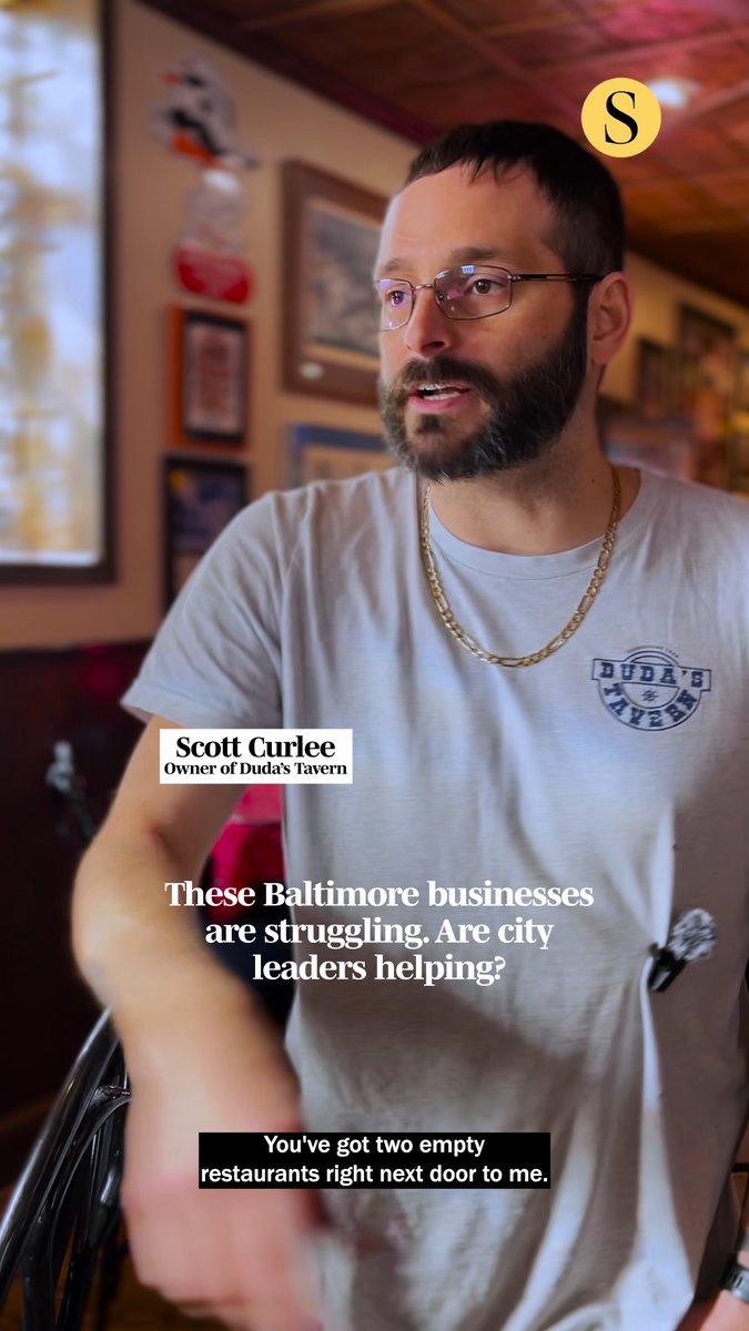 Baltimore business owners, particularly in areas like Fells Point and Federal Hill, are struggling with low foot traffic, complex permitting regulations and persistent concerns over crime. While city leaders tout improvements in public safety and economic development efforts, some entrepreneurs feel the city isn’t doing enough to attract investment or support small businesses. Read more: 🎥: Kevin Richardson, The Baltimore Sun