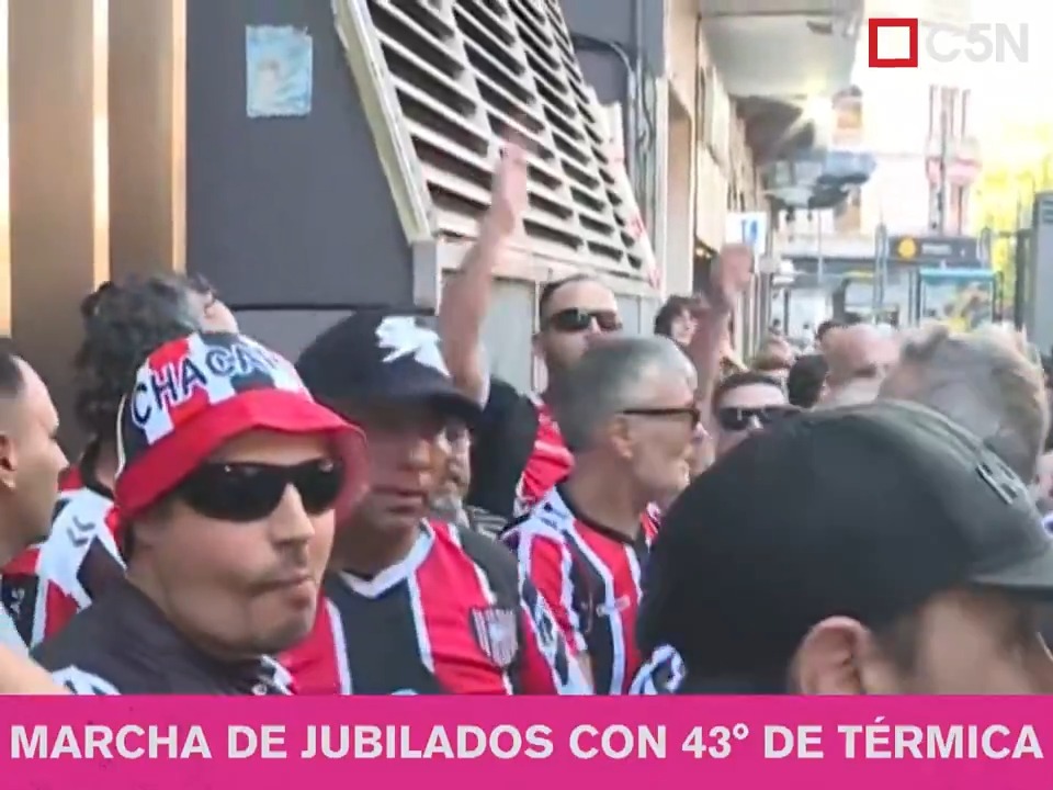 "Chacarita": Por comentarios sobre la marcha de los jubilados frente al Congreso