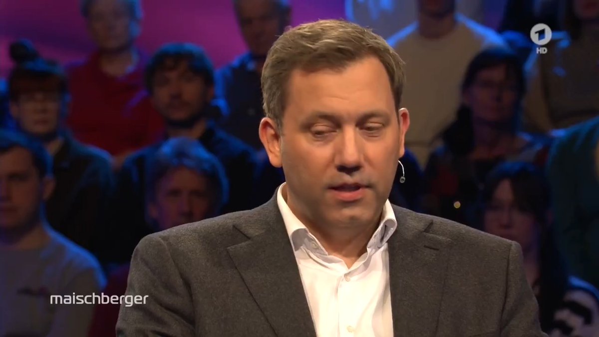 „Ich kann Ihnen sehr klar sagen: Die #SPD wird keine faktischen #Grenzschließungen mitmachen“, erklärt der @SPDde-Vorsitzende @LarsKlingbeil. „Das können wir national nicht umsetzen. Und vor allem ist es europäisch unvernünftig.“ #maischberger #Migration #Sondierungen Das Erste
